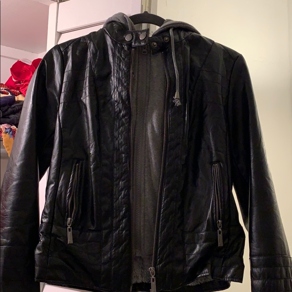 black jacket